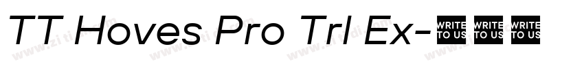 TT Hoves Pro Trl Ex字体转换
